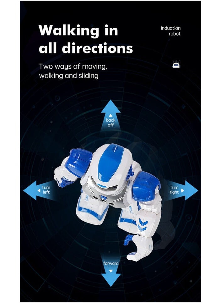 Generic - Children's Remote Control Robot Toys, Large Programmable Remote Control Intelligent Walking and Dancing Robot Toy with Gesture and Sensing Functions - Image 1