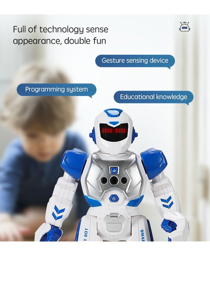 Generic - Children's Remote Control Robot Toys, Large Programmable Remote Control Intelligent Walking and Dancing Robot Toy with Gesture and Sensing Functions - Image 1