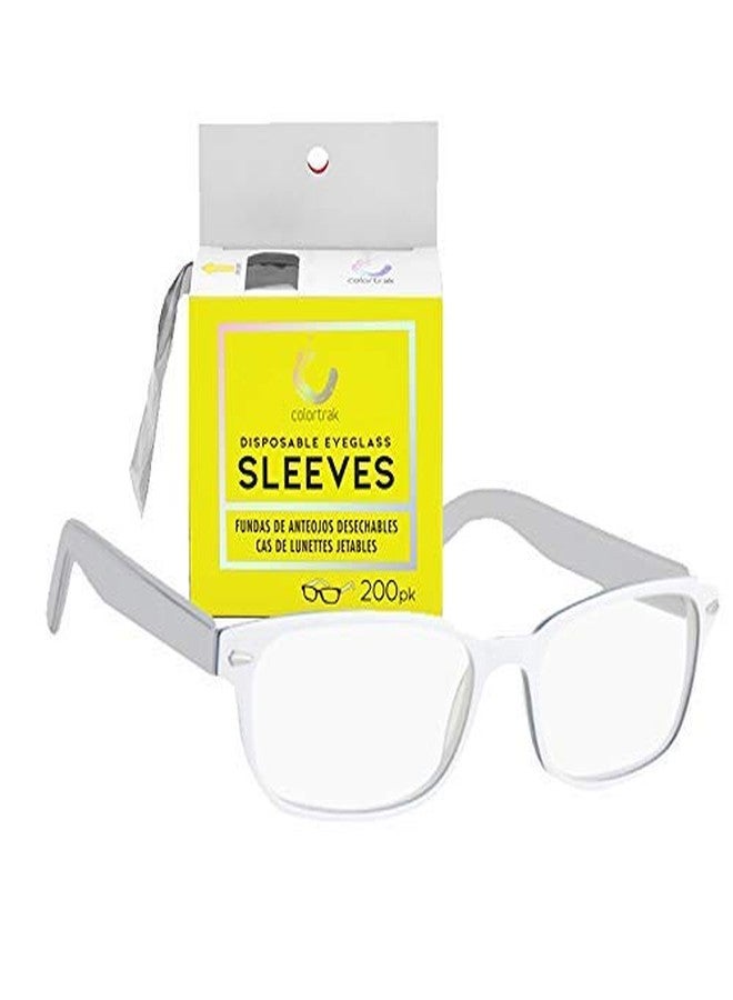 Colortrak Disposable Eyeglass Sleeves, Protect Eyeglasses During Salon Processes, Slide Over Protection, Stands Up Against Processes, Convenient Dispenser Box, Black, 200 Per Pack - Image 2