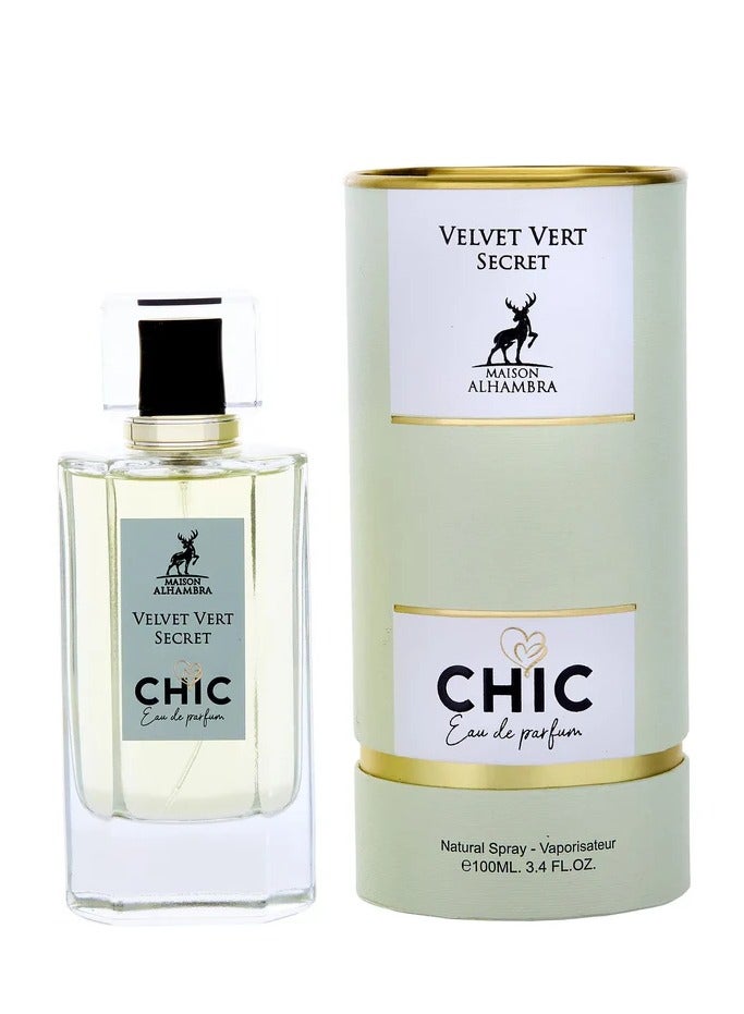 ميزون الهمبرا ميزون الهامبرا شيك فيلفيت فيرت سيكريت أو دو بارفان - 100 مل (مستوحى من فيكتوريا سيكريت فيرست لوف) - Image 1