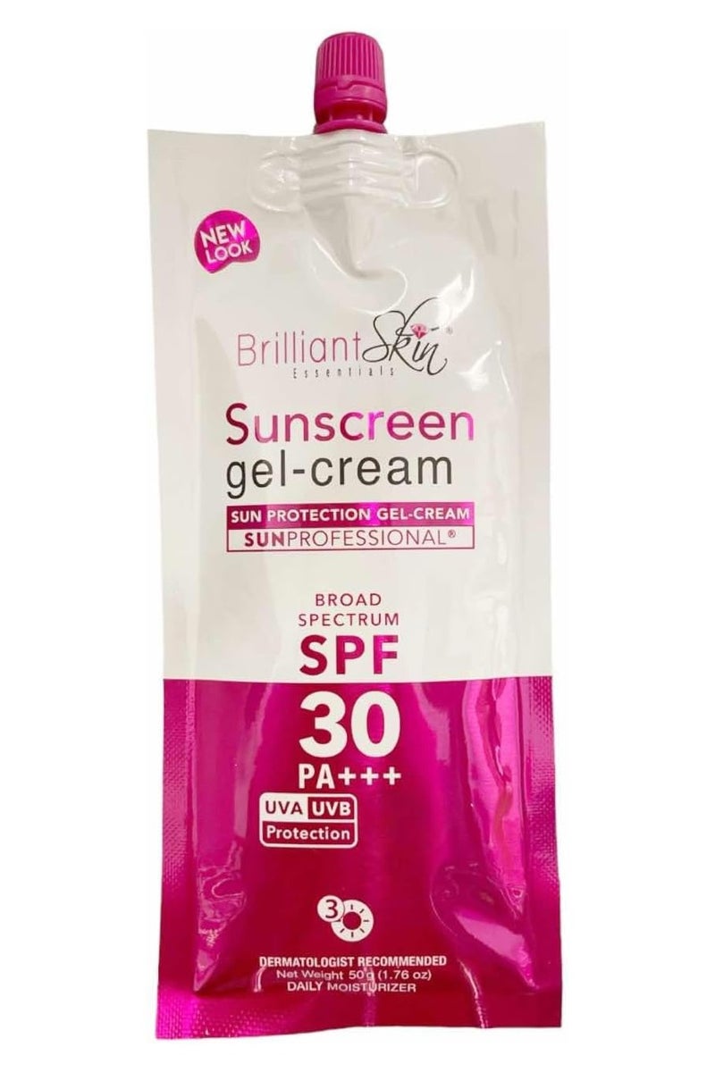 Brilliant Skin Sunscreen Gel Cream Broad Spectrum SPF 30 P 