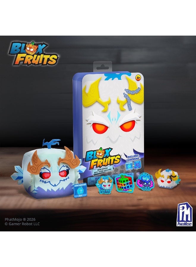 Blox Fruits — Yeti Mini Blind Box Bundle — Series 3 — Mystery Plush Toy, Minifigure, Collectible Stickers — Includes DLC Code — Officially Licensed Collector Set by PhatMojo - Image 4