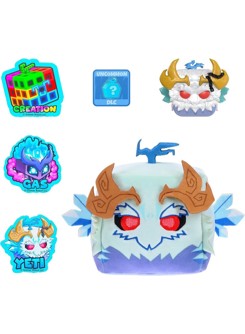 Blox Fruits — Yeti Mini Blind Box Bundle — Series 3 — Mystery Plush Toy, Minifigure, Collectible Stickers — Includes DLC Code — Officially Licensed Collector Set by PhatMojo - Image 2