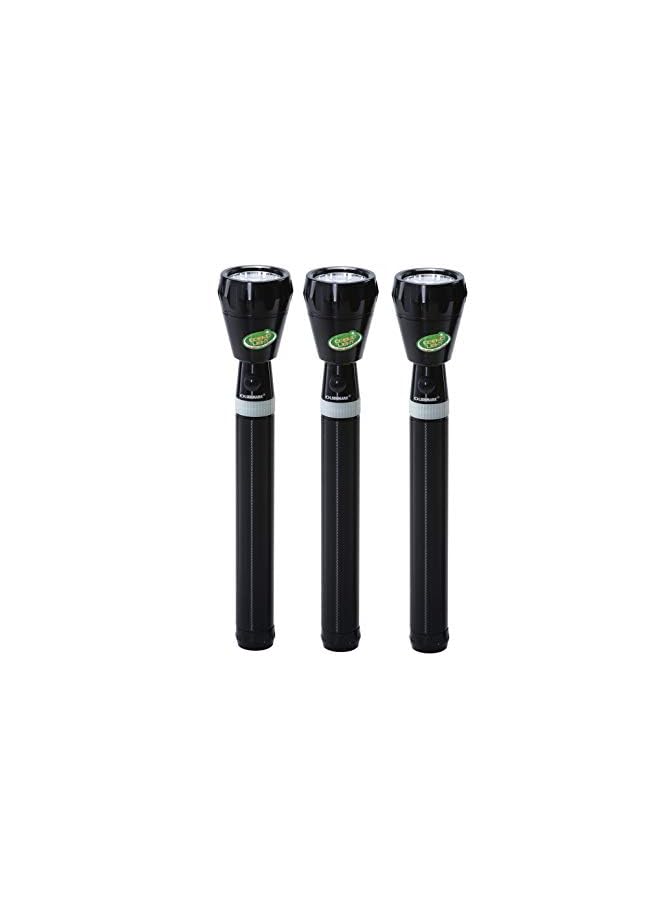 أولسنمارك 3 قطع مصباح يدوي LED فائق السطوع قابل لإعادة الشحن مع بطارية مدمجة 3000 مللي أمبير، موديل رقم Omfl2604 مع عامين - Image 2