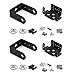 elechawk 2 Sets Pan Tilt Servo Mount Bracket for MG996R S3003 Steering Gear Robot Car Boat - Image 3
