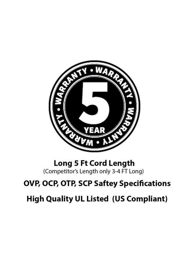 OMNIHIL AC Power Cord Compatible with Coca Cola KWC4 Portable Refrigerator - Image 4