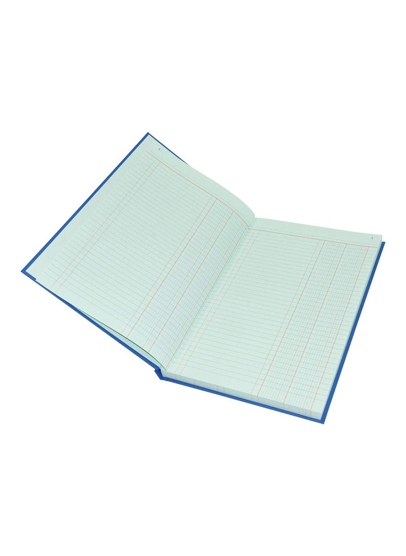 FIS - FIS Cash Book, Azure Laid Ledger Paper, FS (210 x 330 mm) Size, 2 Quire - FSACCTC2Q73 - Image 1