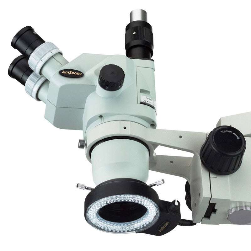 AmScope AmScope 144 LED IntensityAdjustable Ring Light Stereo Microscope Accessory with Black Housing  - Image 4