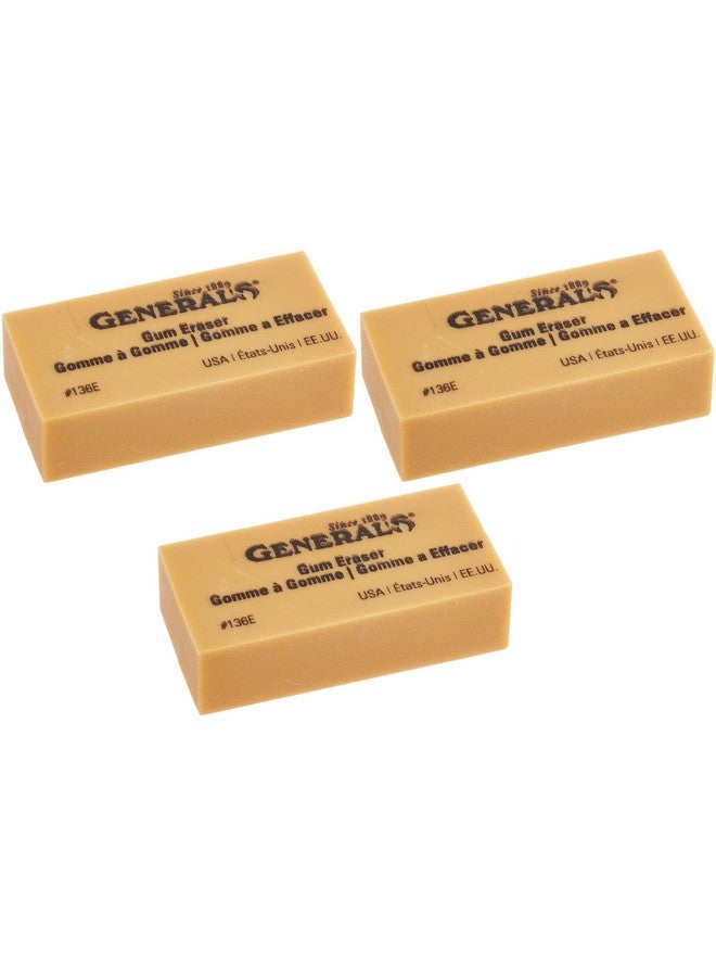 General's General Pencil 136Ebp Artist Gum Eraser- (3Pack) - Image 1