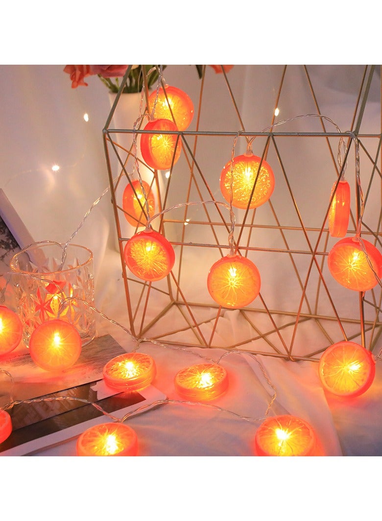 KUYING LED Lemon Shaped Light String 