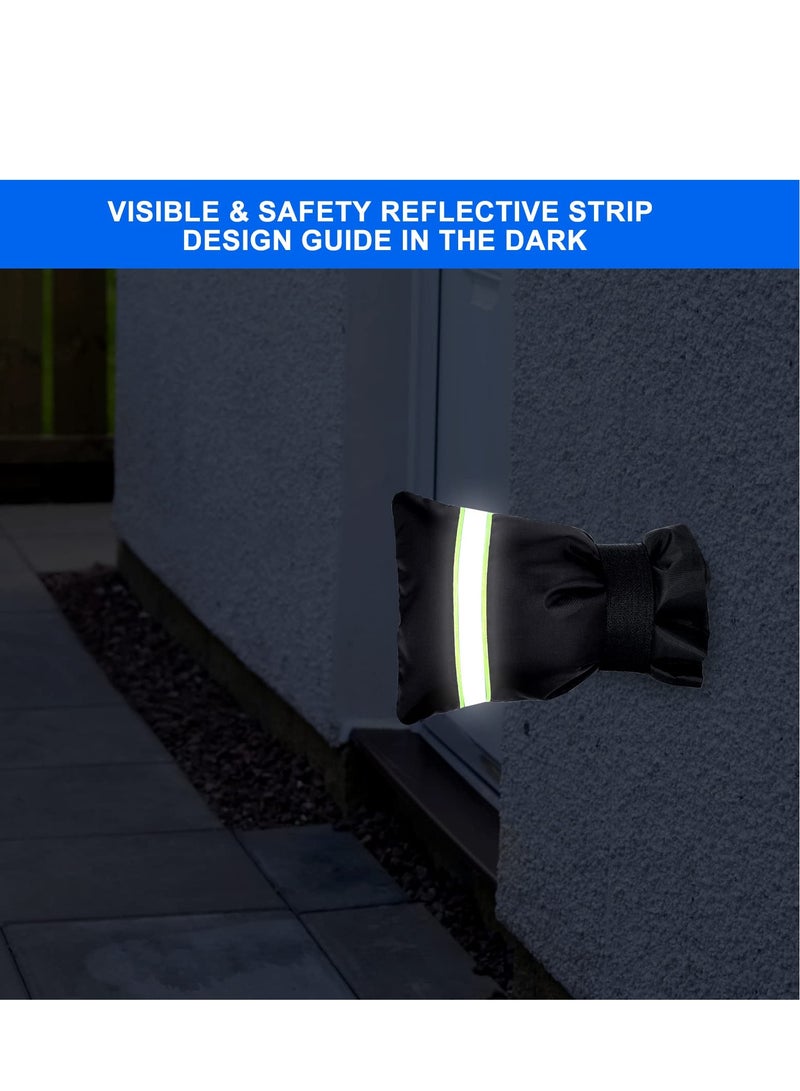 Winter Outdoor Faucet Cover - Insulated Waterproof Spigot Tap Socks with Reflective Strips, 4 Pack for Freeze Protection and Reusable Hose Bib Insulation - Image 5