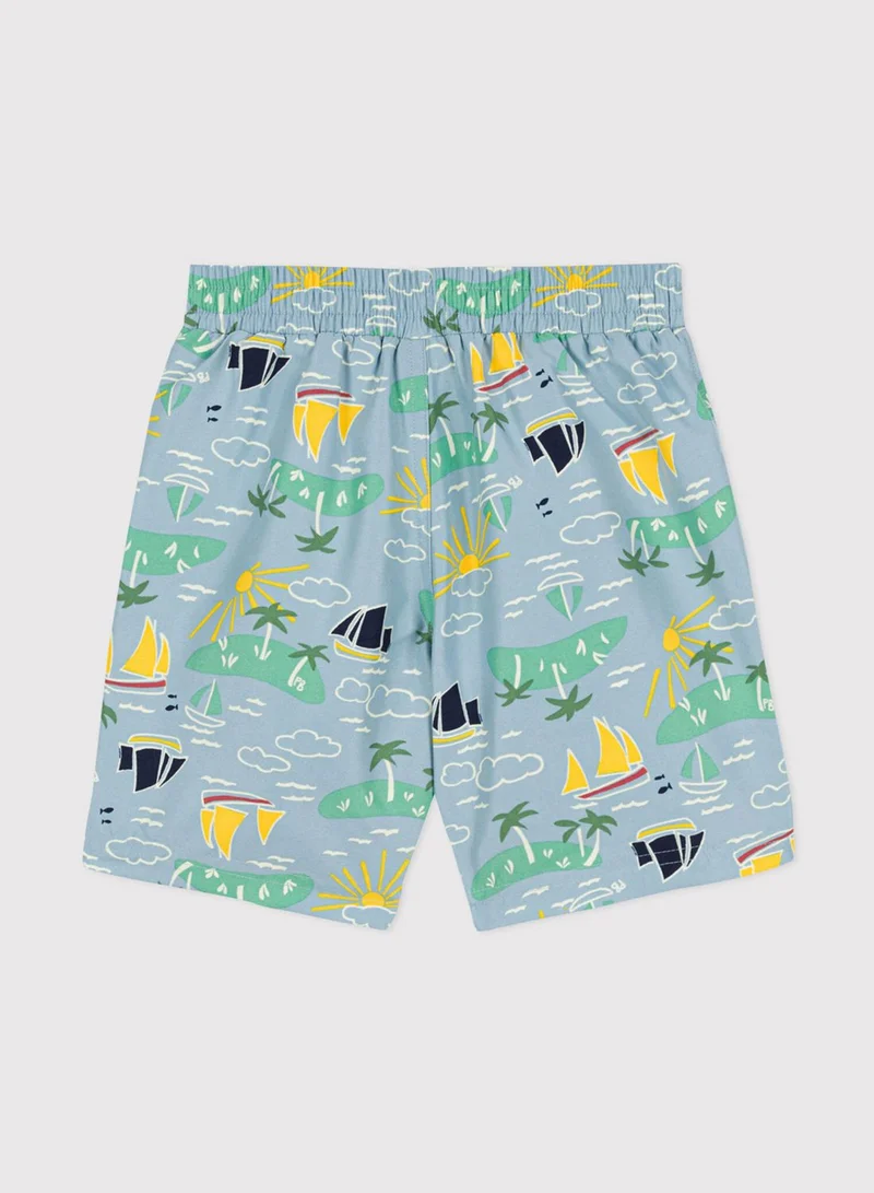 Petit Bateau Kids Printed Swimming Shorts