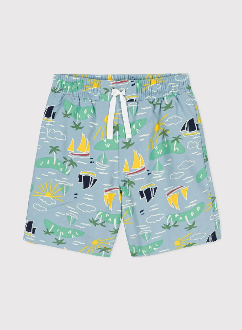 Petit Bateau Kids Printed Swimming Shorts