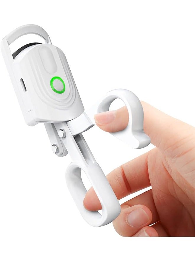 Generic Heated Eyelash Curler Rechargeable Electric Eyelash Curler Handheld Heated Eyelash Curler With Induction Heating Silicone Pad Quick And Natural Eyelash Curling Long-Lasting 3-Level Heated Eyelash Curl - Image 1