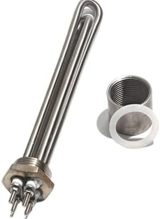 36V 1200W 304SS Water Immersion Heating Element With Internal Nut 200mm Low Voltage - Image 2