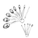 Lucksury 188 Stainless Steel Measuring Spoons Set  13 Piece Includes 7 Oval 1 Leveler and 5 Mini Spoons Fits Spice Jar - Image 2