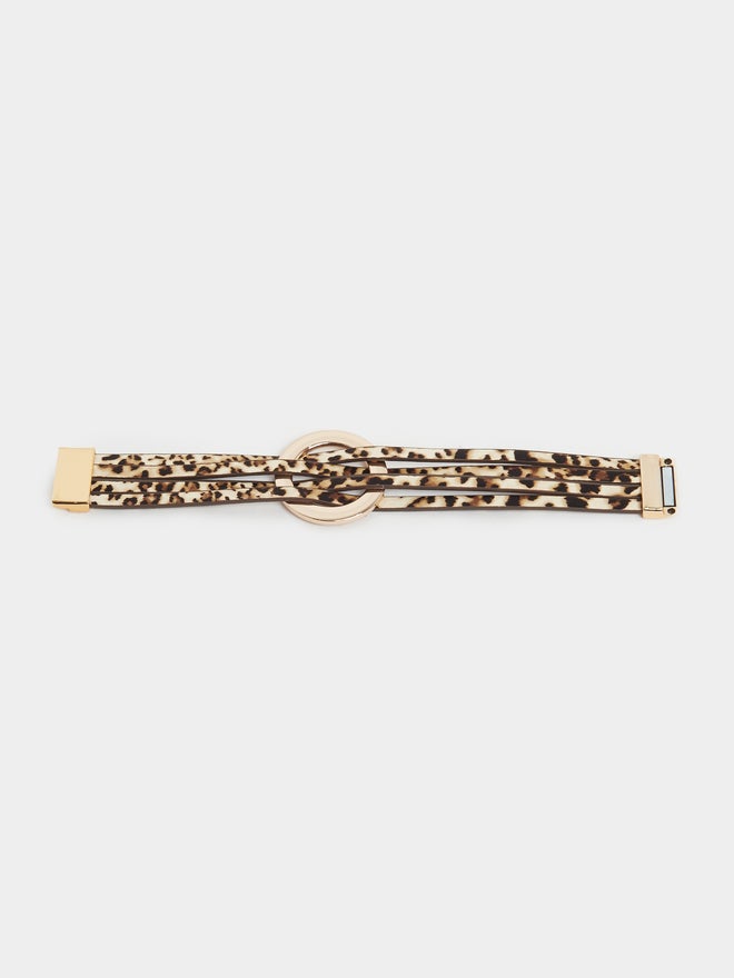 Styli Styli Leopard Print Multistrand Bracelet  - Image 4