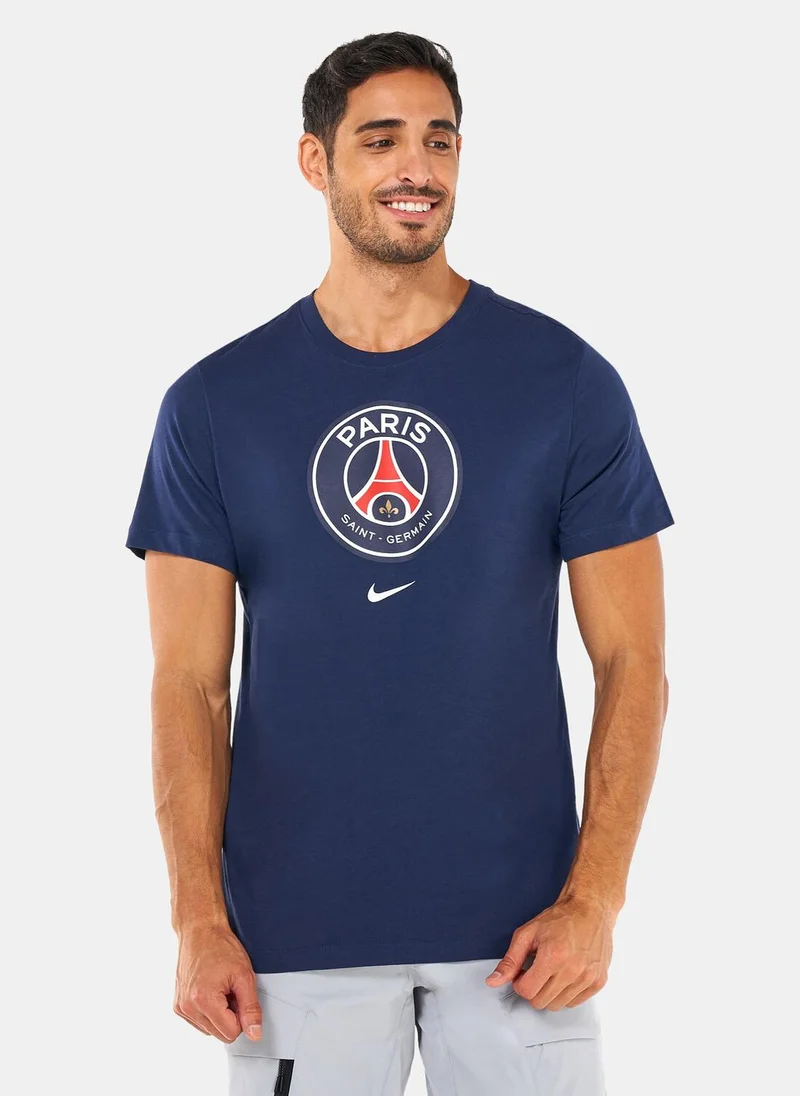 Nike Men's Paris Saint-Germain Crest Soccer T-Shirt