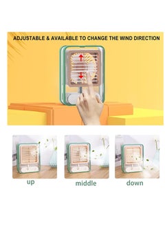 Generic Portable Air Conditioner Fan Personal Cooler Desk Fan for Shop, Office, Kitchen, USB Powered Mini AC, Portable Humidifier Air Cooler Fan  - Image 3