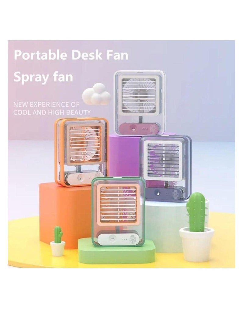 Generic - Portable Air Conditioner Fan Personal Cooler Desk Fan for Shop, Office, Kitchen, USB Powered Mini AC, Portable Humidifier Air Cooler Fan - Image 1