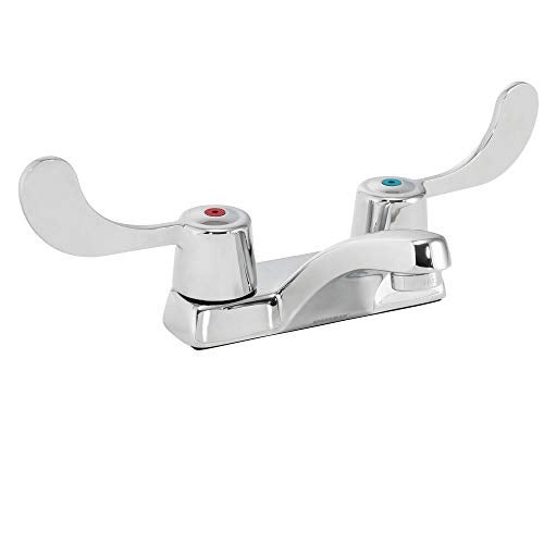 Speakman SC4074ELD Commander Centerset Faucet with 4 Wrist Blade Handles Chrome - Image 1