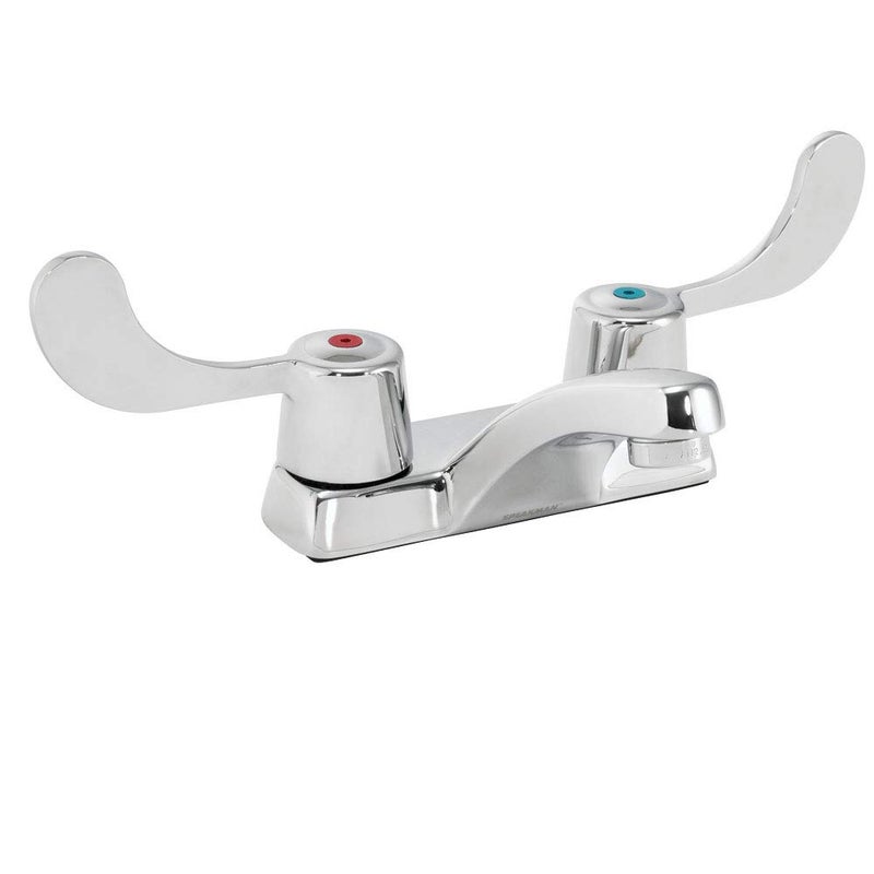 Speakman SC4074ELD Commander Centerset Faucet with 4 Wrist Blade Handles Chrome - Image 2
