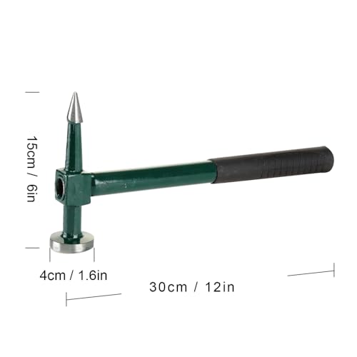 BinaryABC Sheet Metal Hammer, Auto Body Repair and Planishing Tool, Car Restoration and Dent Removal - Image 2