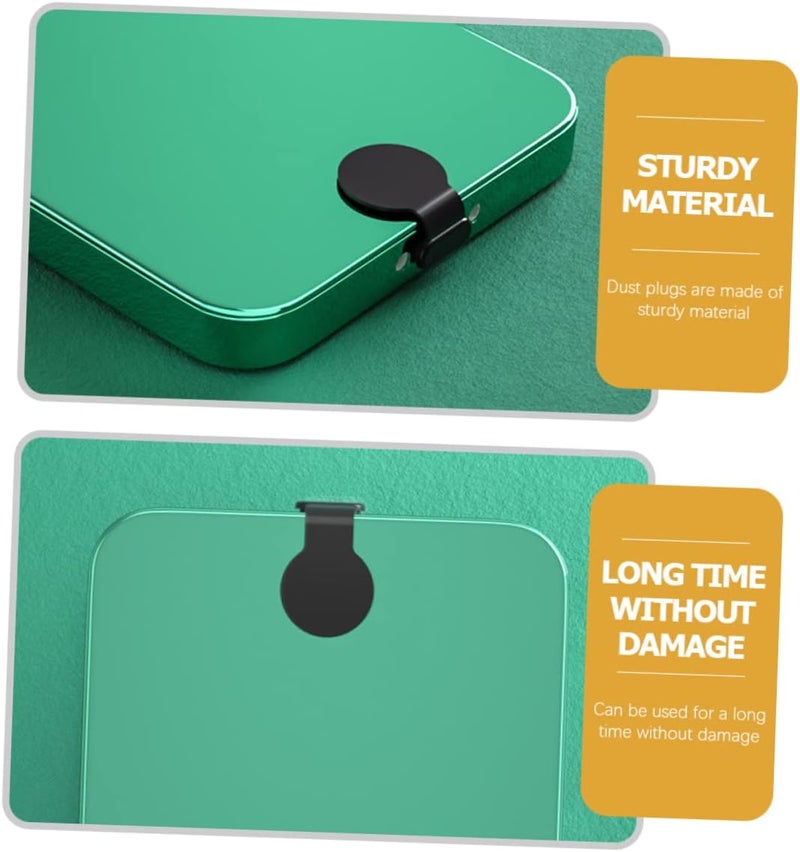 Hemobllo 2pcs Charging Block Charging Port Cover Charger Protection Cover Reusable Dust Plug Fashionable Design - Image 3