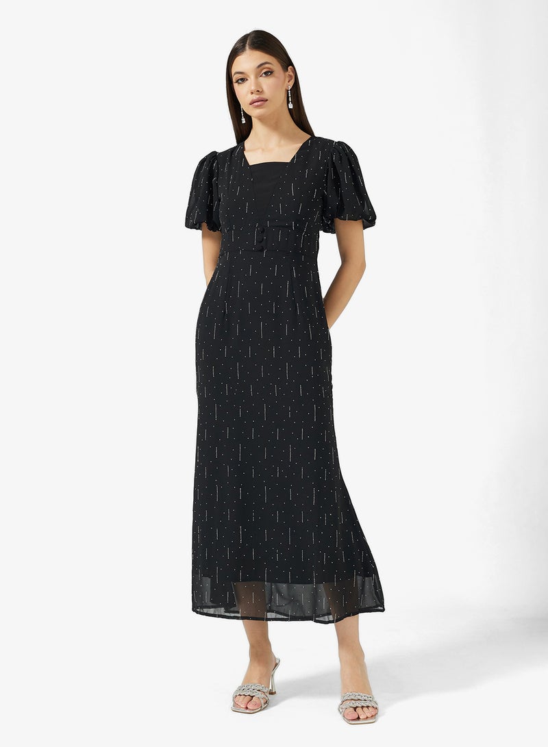 ELLA Dianty Embellished Dress - Image 4