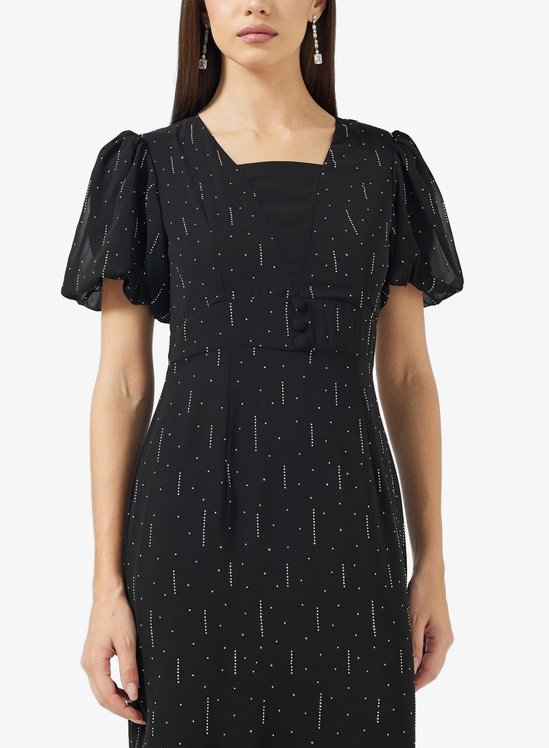 ELLA Dianty Embellished Dress - Image 3