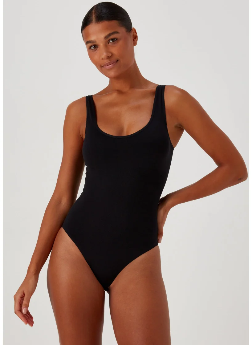 Matalan Black Seamless Smoothing Bodysuit