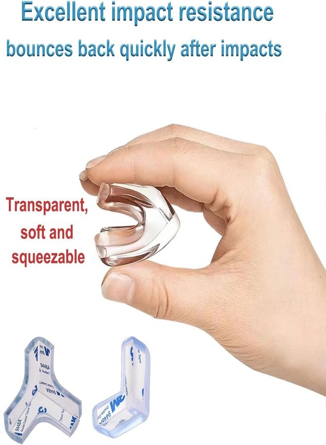 WE-CEF Corner Protector Baby, Silicone Clear Table Corner Protectors for Baby Child Proof Corner Guards Safety Corner Bumpers for Furniture Cover Sharp Table Corners & Edges (Pack - 8) - Image 3