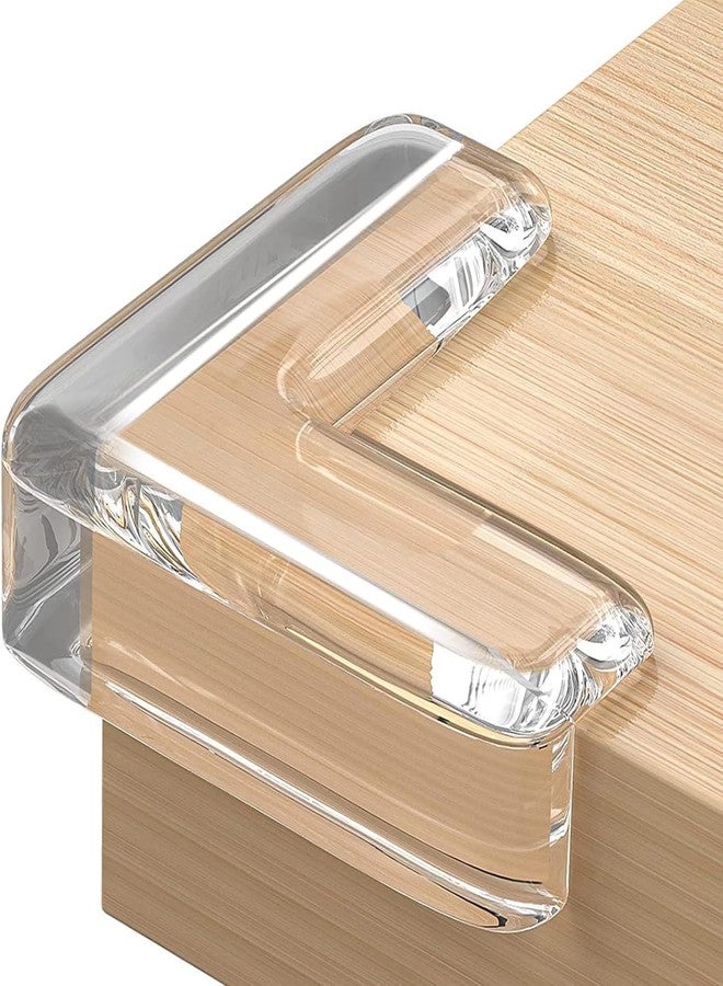 WE-CEF Corner Protector Baby, Silicone Clear Table Corner Protectors for Baby Child Proof Corner Guards Safety Corner Bumpers for Furniture Cover Sharp Table Corners & Edges (Pack - 8) - Image 1