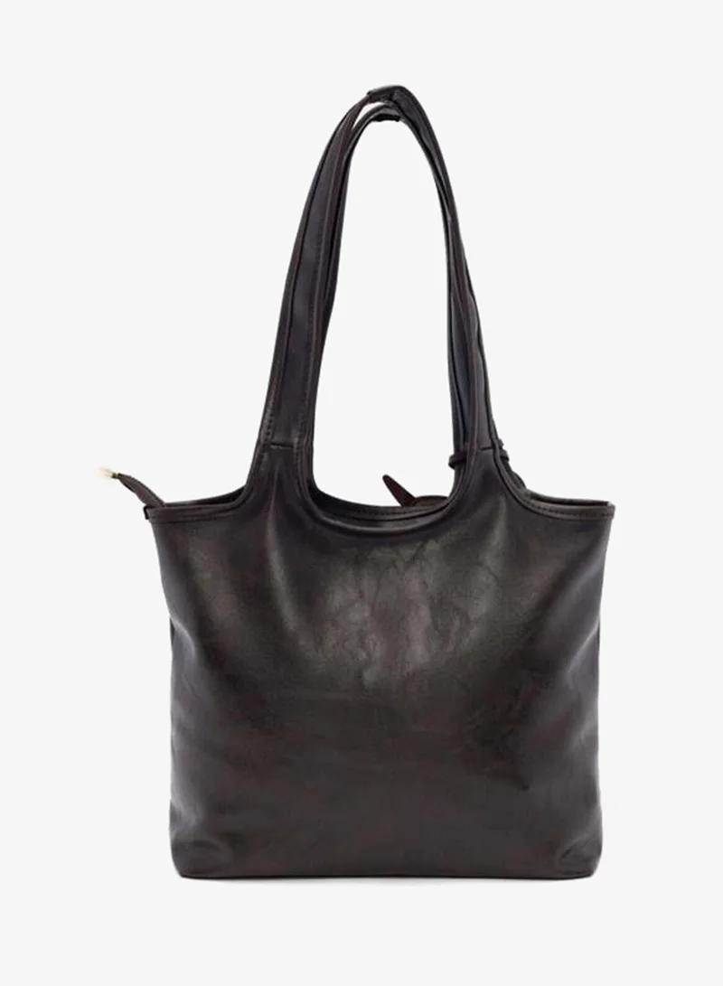 Shule Bags  Cause Charmlı Shoulder Bag – Coffee. for Women | Best Price UAE