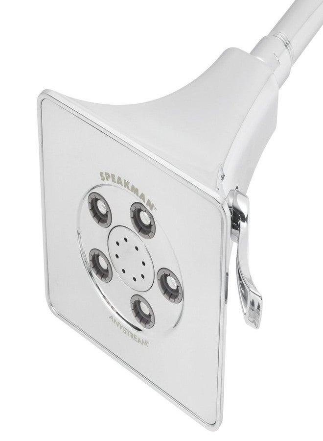 Speakman رأس دش سبيكمان S-3018-E2 رينير أنيستريم قابل للتعديل 2.0 جالون في الدقيقة، كروم مصقول - Image 1