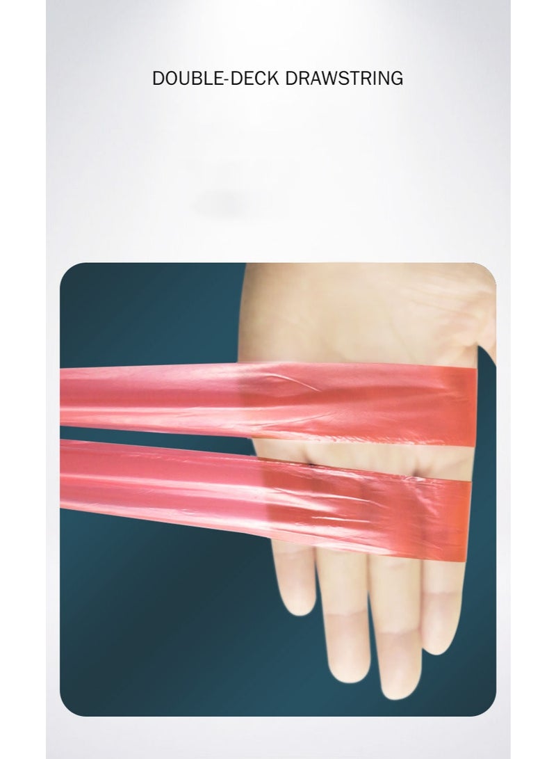 HOMESTAR 10 Rolls Heavy-Duty Drawstring Trash Bags | Extra-Large 50x45cm Black PE Garbage Bags | 8KG High Weight Capacity | Leakproof & Tear-Resistant Design | Multi-Surface Use For Kitchen/Bathroom/Office | Easy-Tie Drawstring Closure | Ultra-Durable & Odorless | Essential Household Cleaning Supply - Image 2