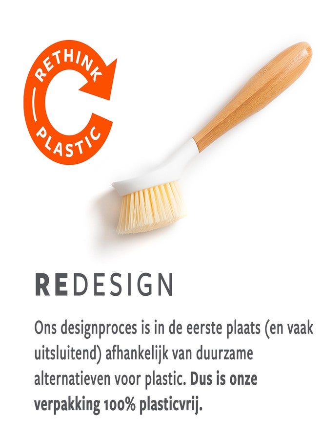 Mastrad Full Circle Clean Team Brush & DustPan Set, White & Grey - Image 4