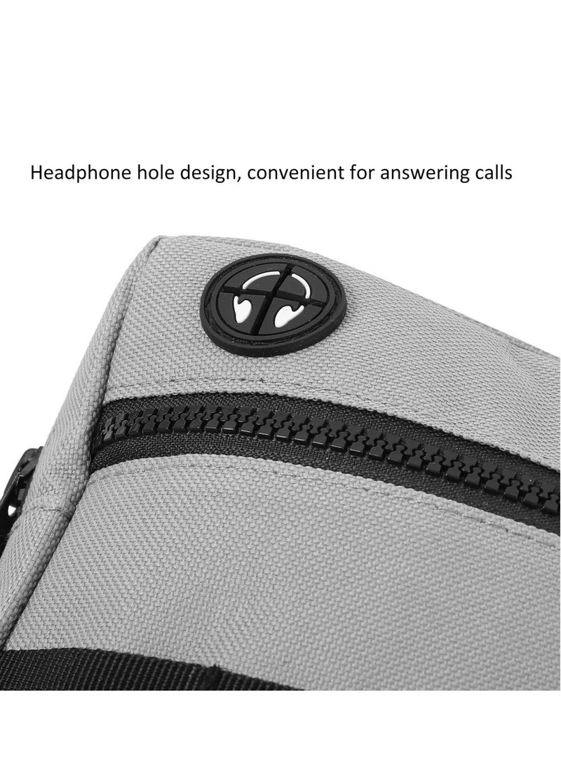NIBEMINENT Front Bag for Men Chest, Water Resistant Running Chest Pack with Adjustable Shoulder Strap and Headphone Port Sports Utility Perfect For Workouts, Cycling & Hiking - Image 3