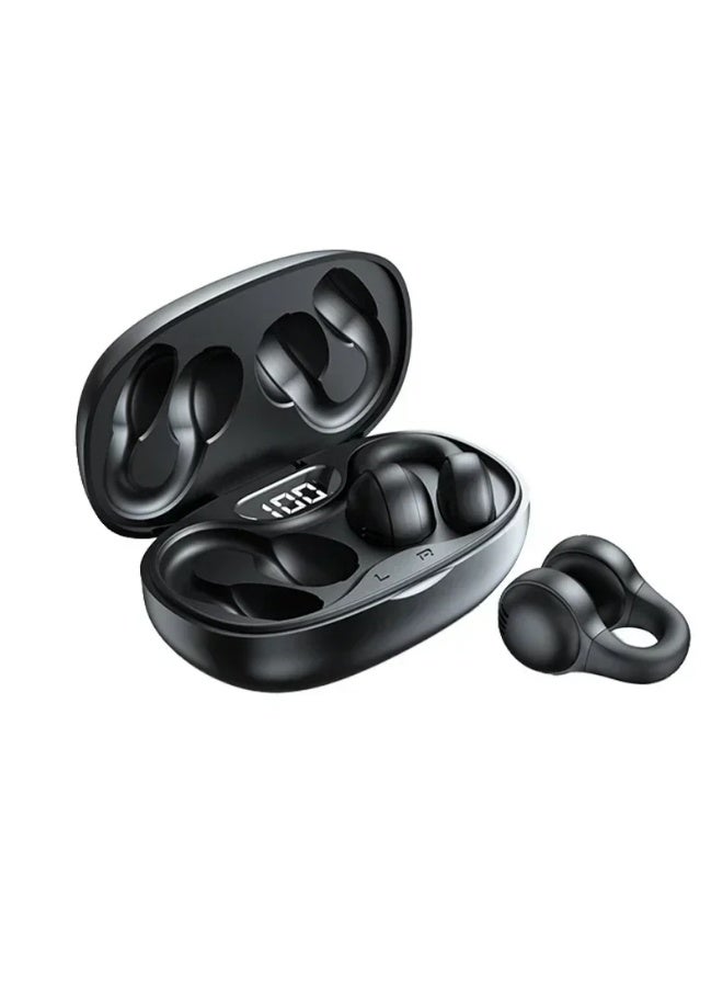 Wireless Bone Conduction Type-C Charging Headphones Bluetooth Earphones Waterproof Sports Earbuds Earring Ear Hook With Mic Headset  - Image 1