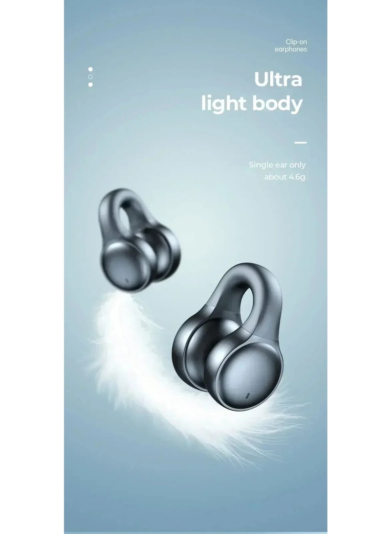Wireless Bone Conduction Type-C Charging Headphones Bluetooth Earphones Waterproof Sports Earbuds Earring Ear Hook With Mic Headset  - Image 4