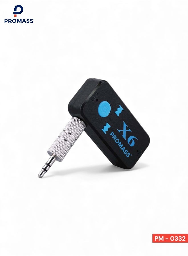 بروماس جهاز بلوتوث ارسال واستقبال لاسلكي 5.0 (مع امكانية وضع ميموري SD داخله) من 3.5MM لبث موسيقى لاسلكيًا واجراء مكالمات دون استخدام اليدين لمكبر صوت السيارة وجهزة الكمبيوتر وسماعات الراس ونظام الصوت وما إلى ذلك - Image 1