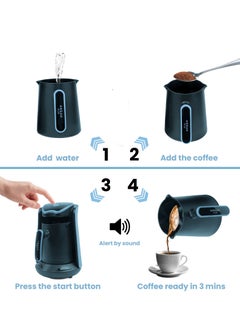 ARSAR PLUS Automatic Turkish Coffee Maker Machine 1 to 5 Cups 600W Hıgh Power  - Image 4