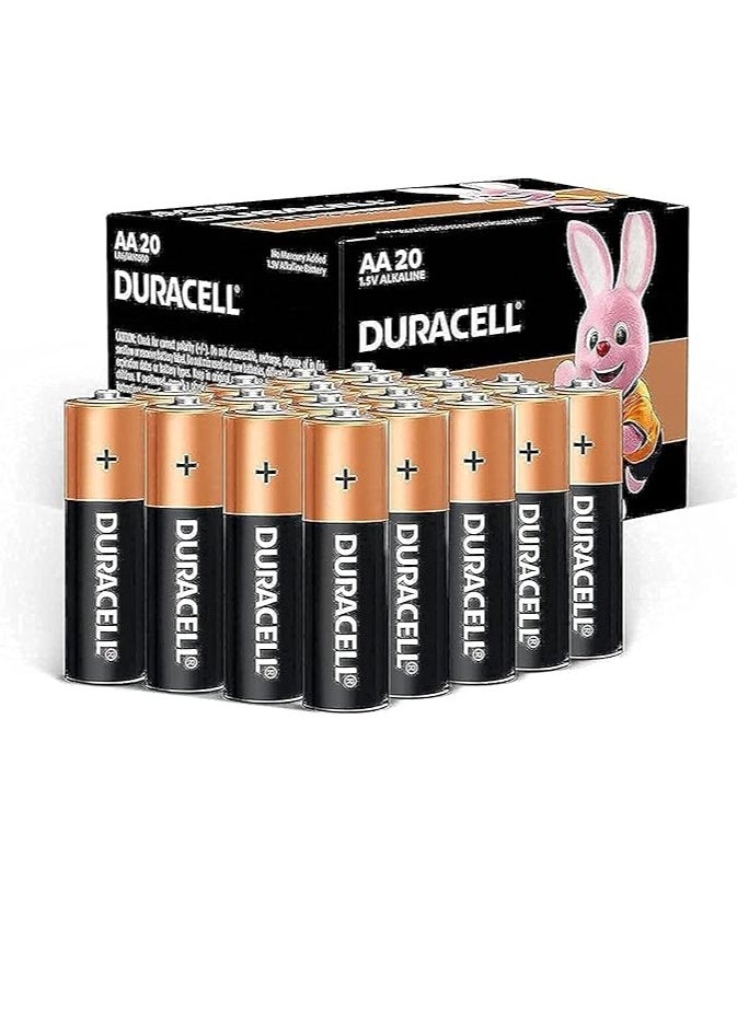Duracell 20 Pieces Original AA 1.5V Alkaline Battery  - Image 1
