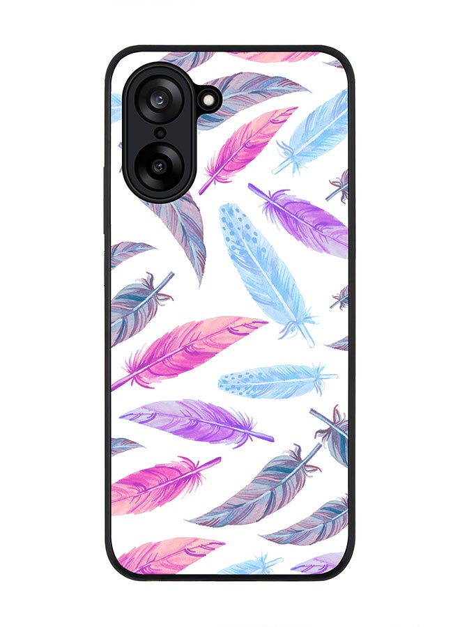 Stylizedd For OnePlus Nord CE5 / Ace 5 Racing Case,Slim fit Camera Protection, Shockproof Thin Phone cover  - Feather Colors - Image 1