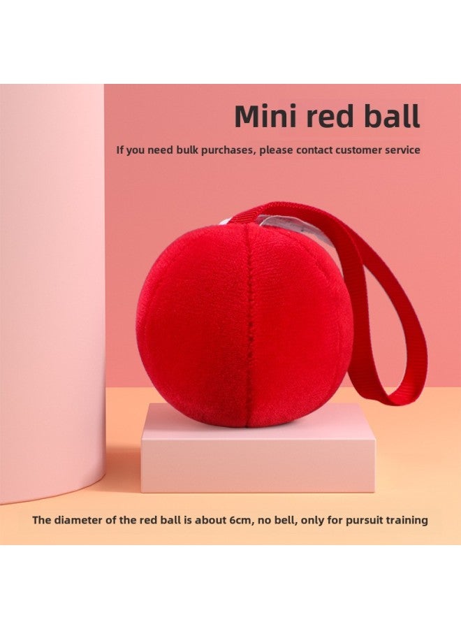 Export Baby Chasing Red Ball Practice Baby Grasping Can Bite Black And White Ball Chasing Training Toys-Color:Chasing Red Plush Ball (contains Bell + Ringing Paper) - Image 5