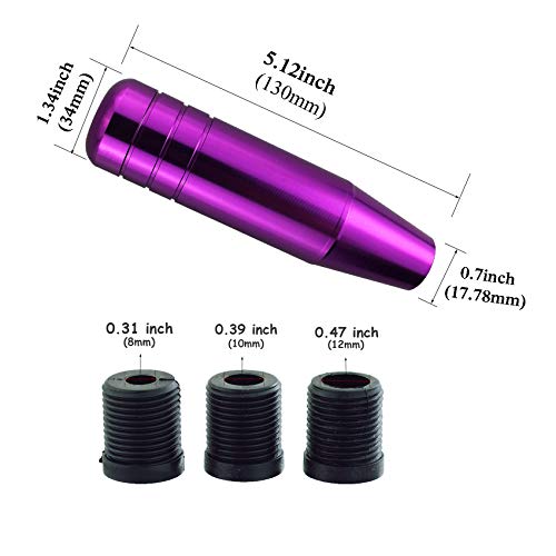 Abfer Metal Shift Knob Car Gear Stick Shifter Handle Head Shifting Knobs Fit for Most Automatic Manual Vehicle - Image 3