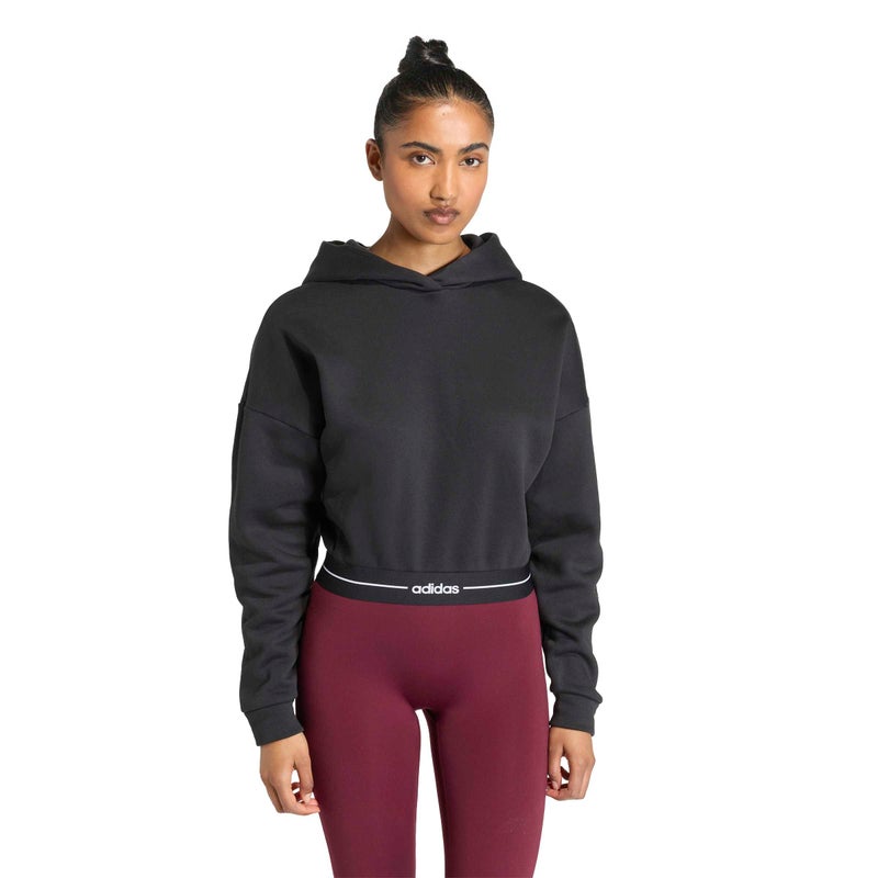 adidas Hyperglam Cropped Hoodie - Image 1