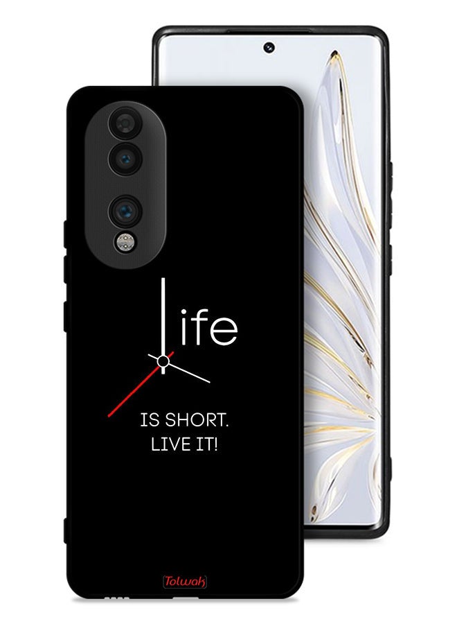 Tolwak Honor 70 Protective Case Cover Life Is Short Live It - Image 1