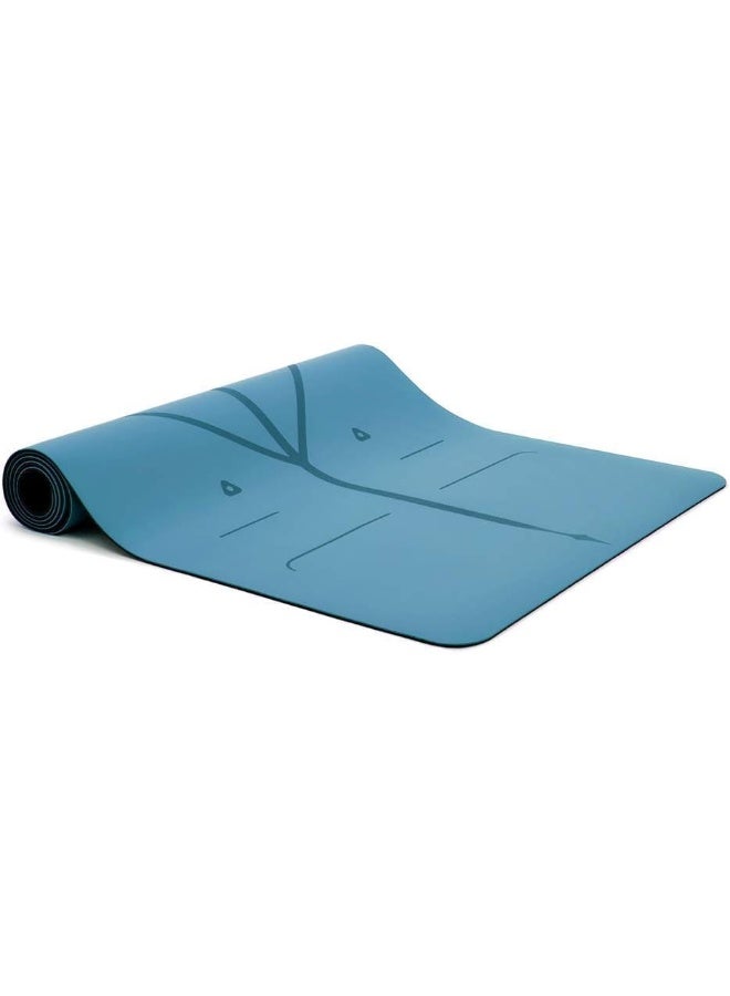 ALCOACH Yoga Mat 183cm×68cm Yoga Mats  It Natural Rubber Yoga Mats From Fitness Exercise (Color : Blue, Size : 185 x 68cm) - Image 4