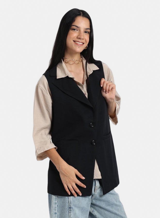 Carina Notch Collar Vest  - Image 1